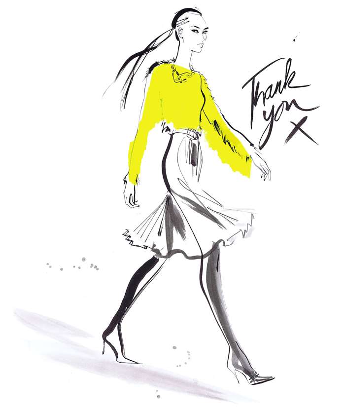 fashion Woman wearing yellow top