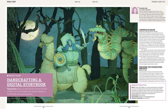 Digital story book Galdo's gift