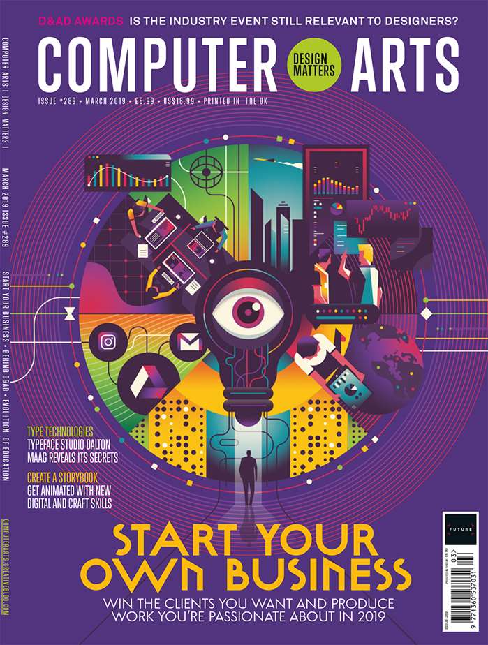 Cover illustration on computer art