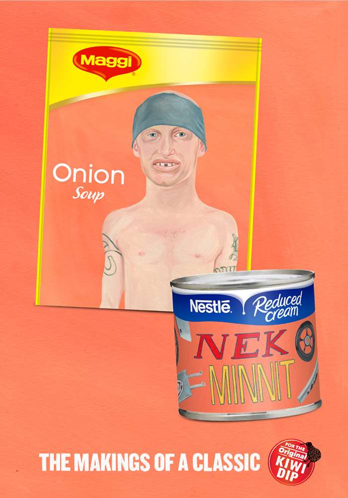 drawing on maggie onion soup package