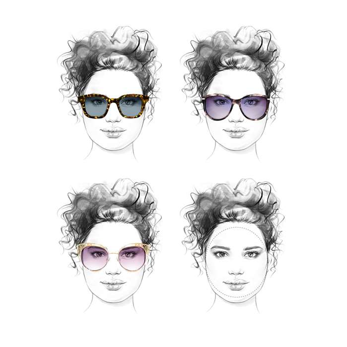 Portrait of women Wearing Glasses