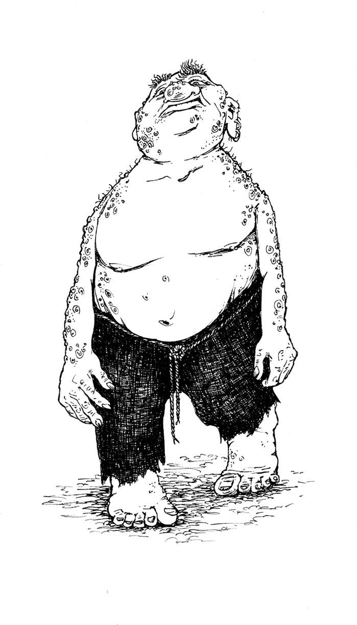 black and white creature design from harry potter