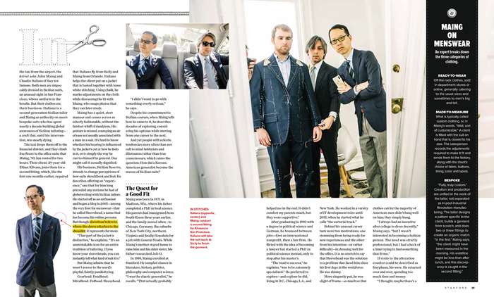 Lauren Mortimer's art work on suits