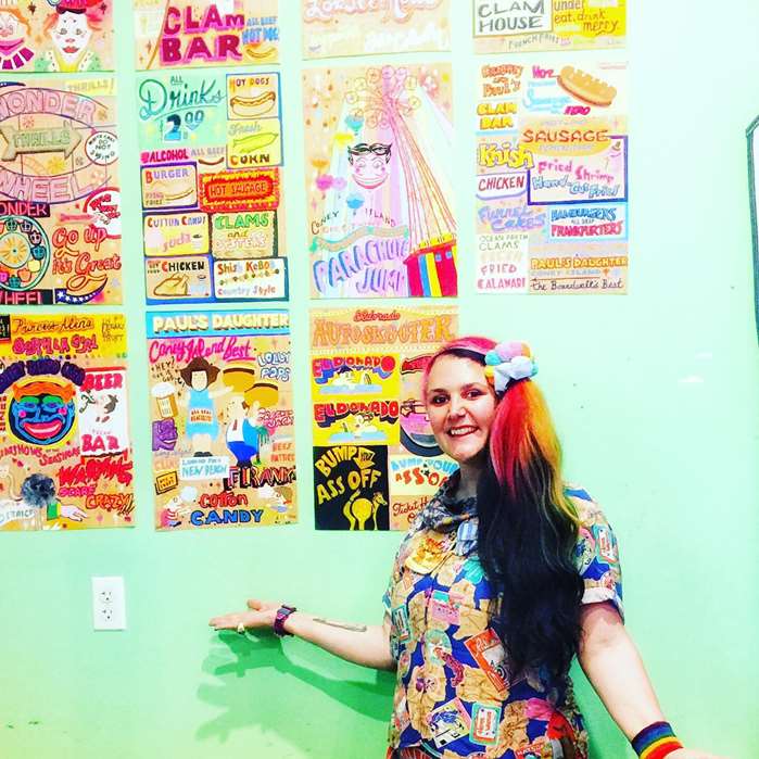 sarah beetson and her pop art collection