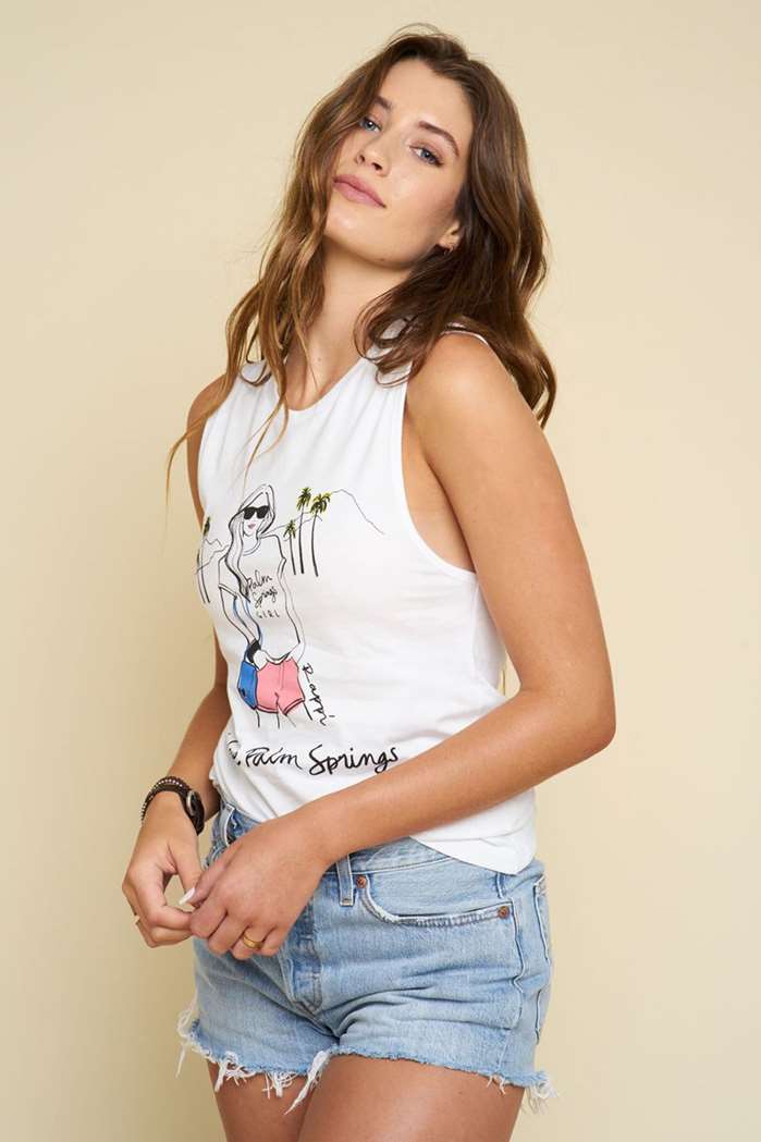 rappi tee design worn by a girl