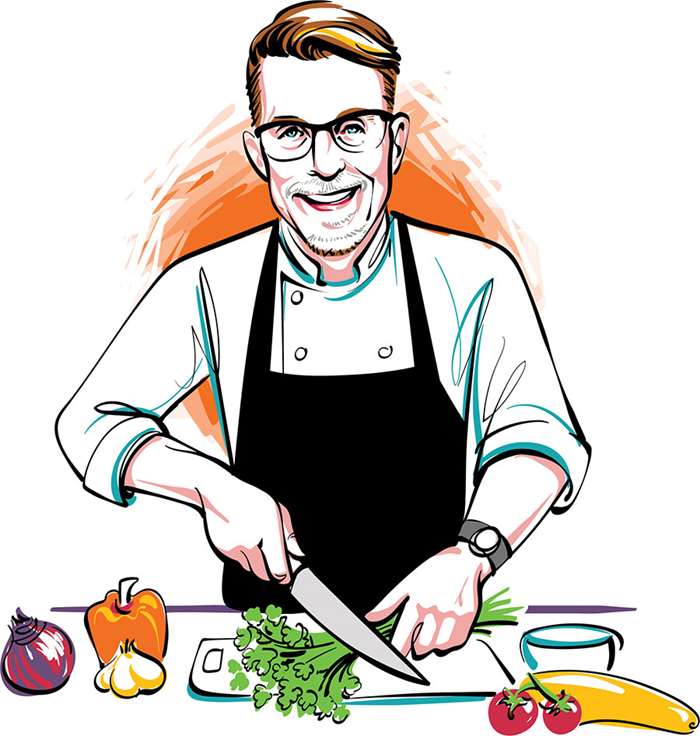rick bayless in action cooking
