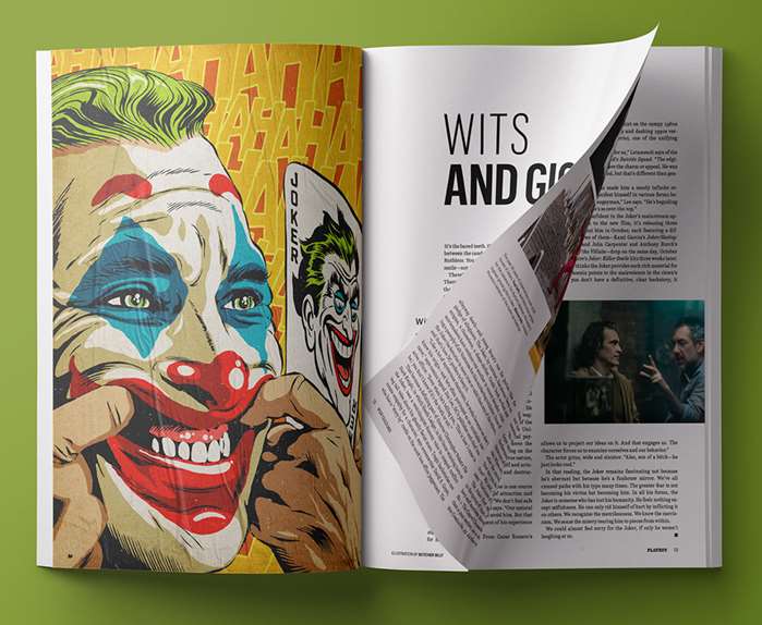 joker illustration for an article 