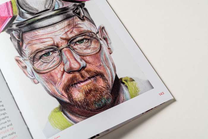 breaking bad character in scrapbook