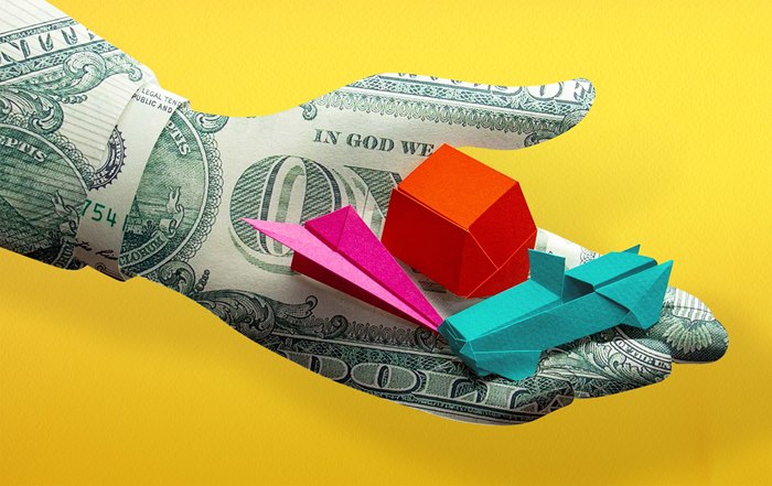 Editotial illustration of money matters by Gail Armstrong