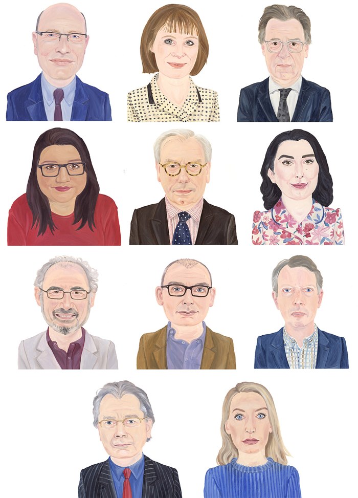 The Critic Portraits by Vanessa Dell