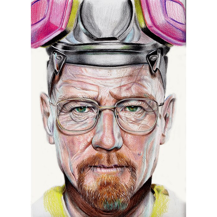 Hyper real portrait of man