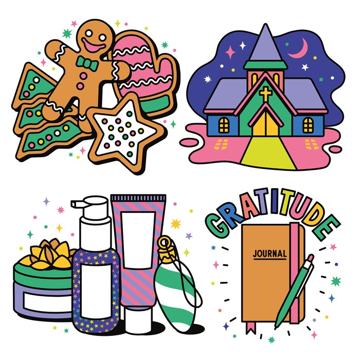 festive project illustration celebrate Christmas 'Generation Z Style by Season of Victory