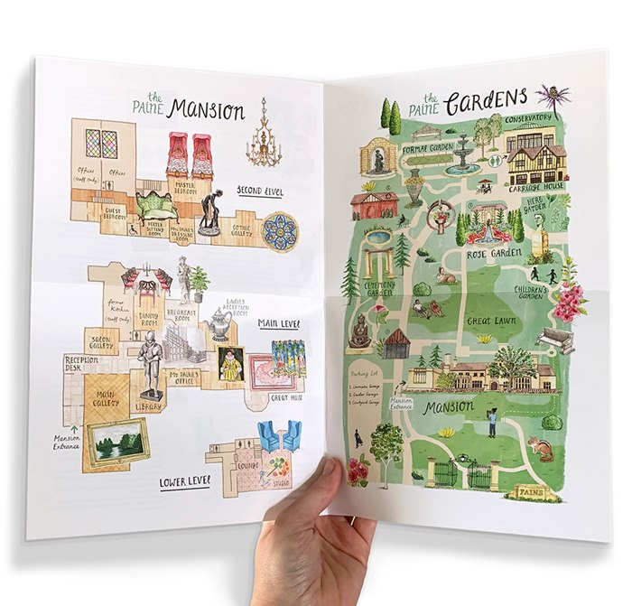 architectural watercolor illustration by Annie Davidson