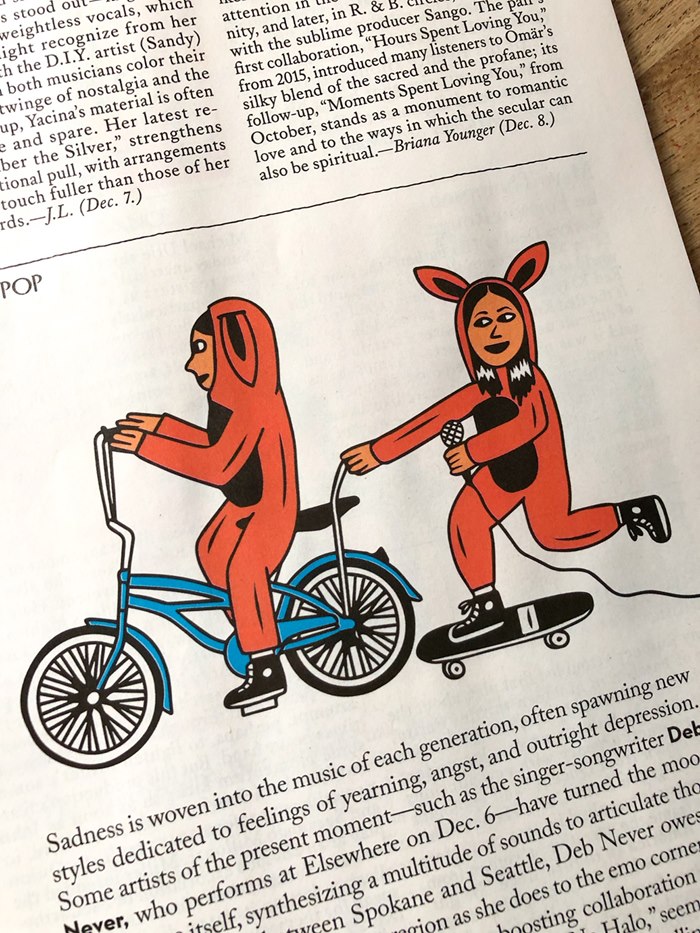night-life section of The New Yorker pop culture art
