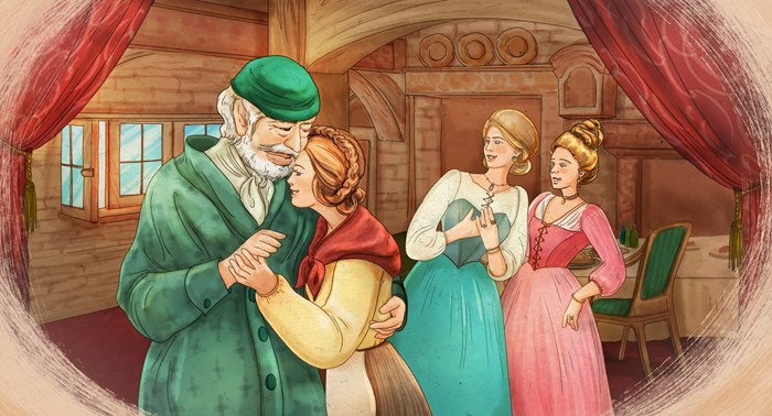 Children's book illustration for 'Love Like Salt'