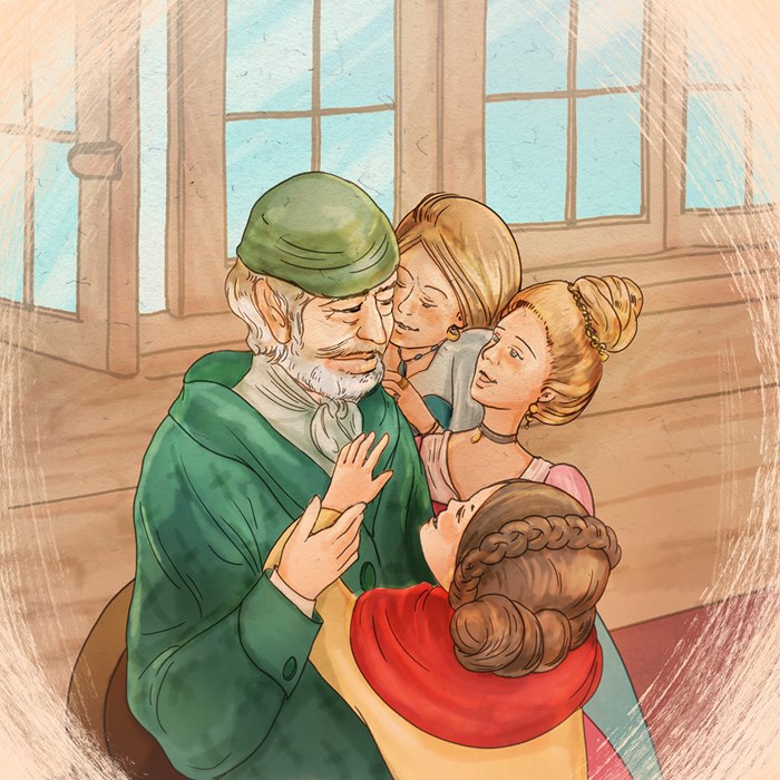 A Daughter's Love painting by Turine Tran