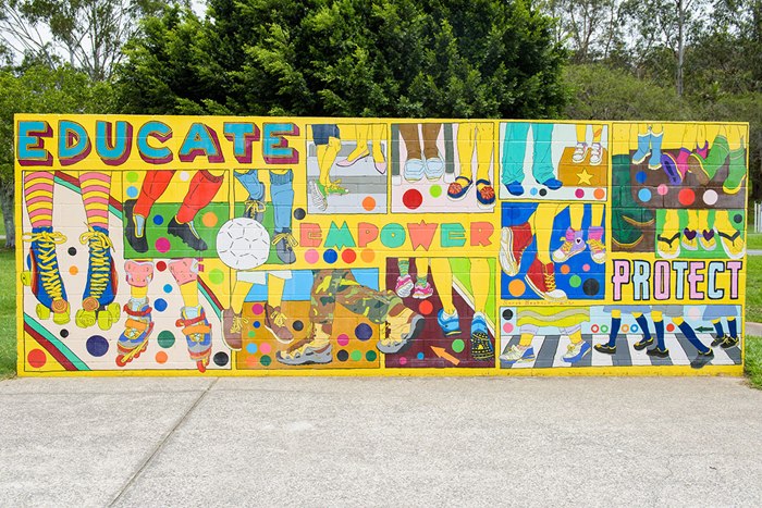 Mural artwork for Bravehearts