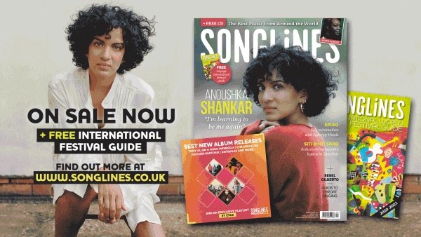 Cover design for Songlines magazine by Lee Hodges