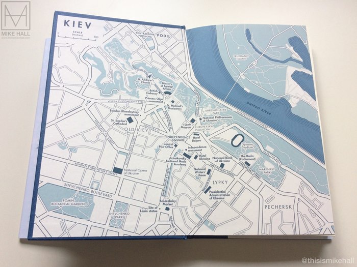 Book page map illustration by Mike Hall