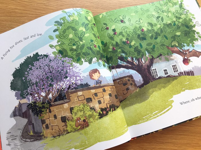 Book page illustration