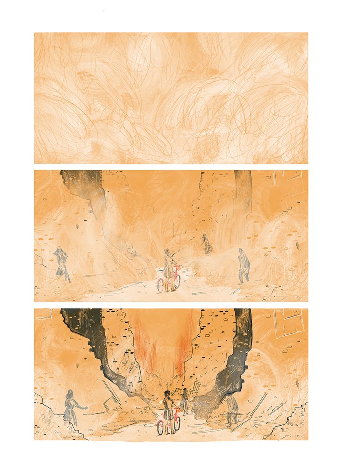 Bomd crashing places graphic design
