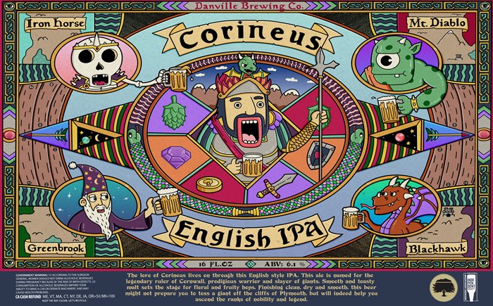 brewery Danville Brewing can label
