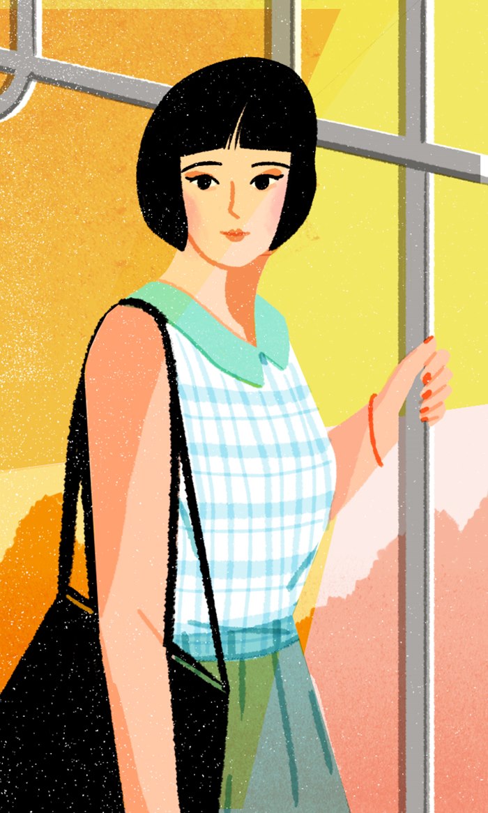 Digital portrait of girl