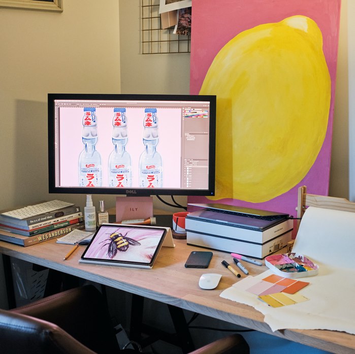 Debs Lim drawing room illustration 