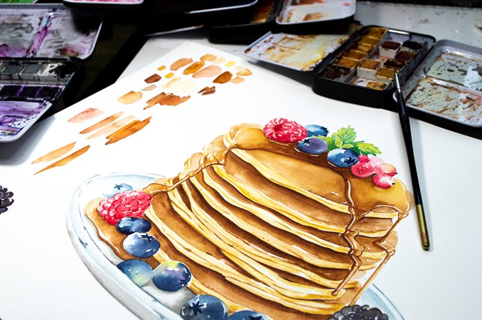 Live drawing illustration by Enya Todd