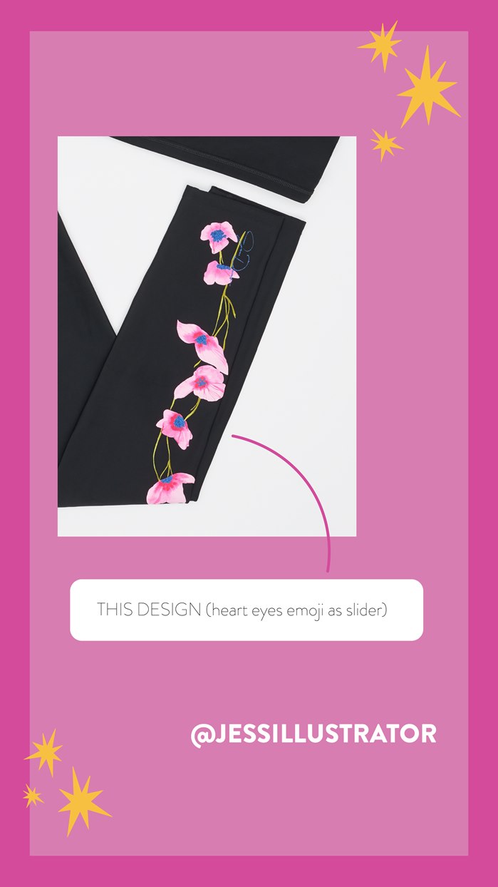 Heart eyes emoji illustration