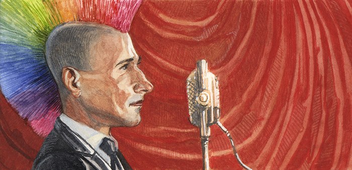 Portrait illustration of speaker 