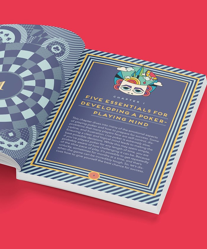 The Poker Mind book page illustration