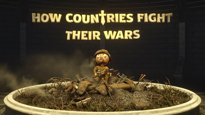 Illustration of how countries fight their wars