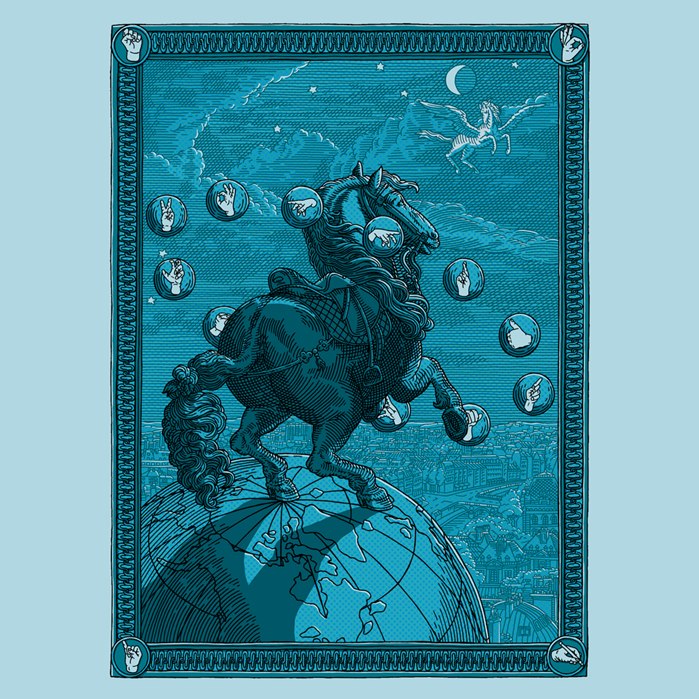 Historical horse illustration