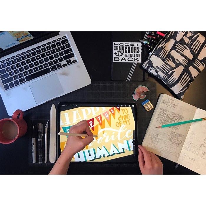 Alissandra Seelaus live drawing illustration 