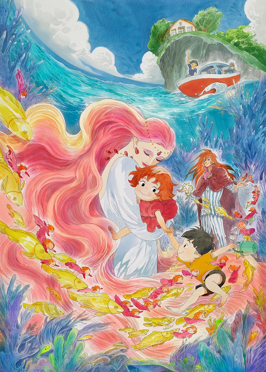 Ponyo On The Cliff By The Sea