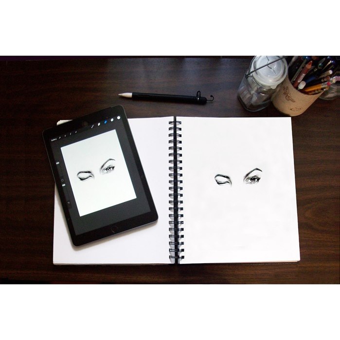 Illustration on paper