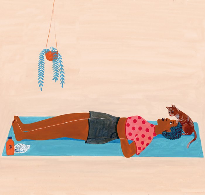 Core exercise illustration