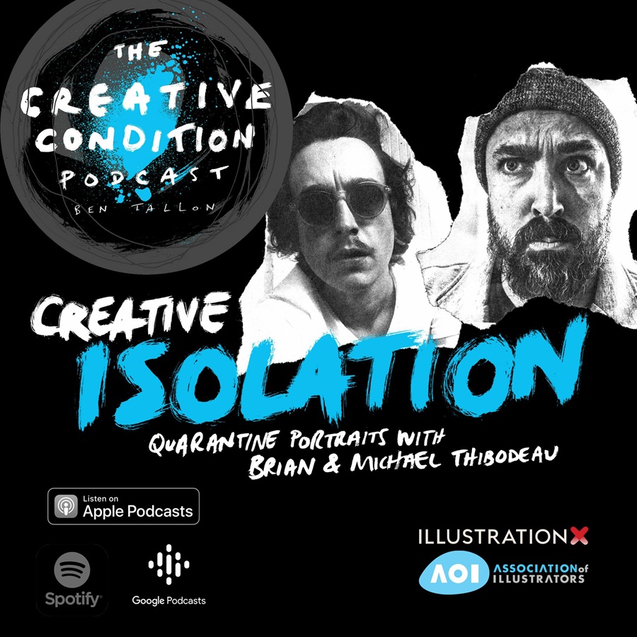 Creative Isolation: Brian and Michael Thibodeau talk isolation and quarantine portraits