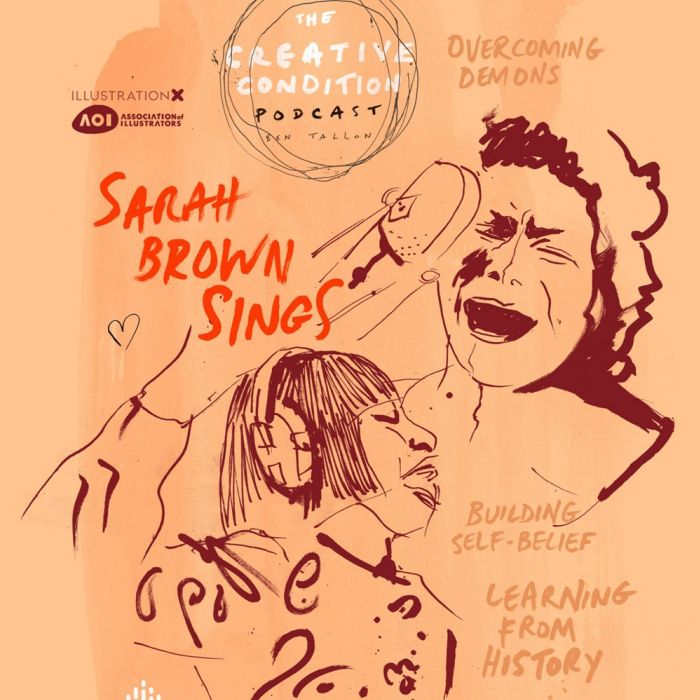 A saga de Sarah Brown por autoconfiança e aprender a cantar
