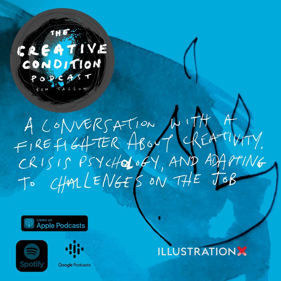 Creative fire: A conversation with a firefighter about crisis psychology and responsive creativity