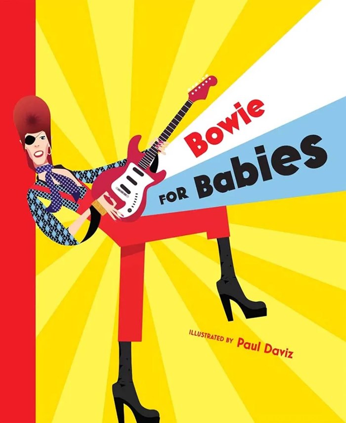 Bowie for Babies book cover design