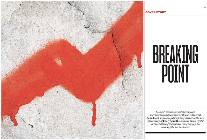 Hand lettering for Prospect Magazine by Ben Tallon