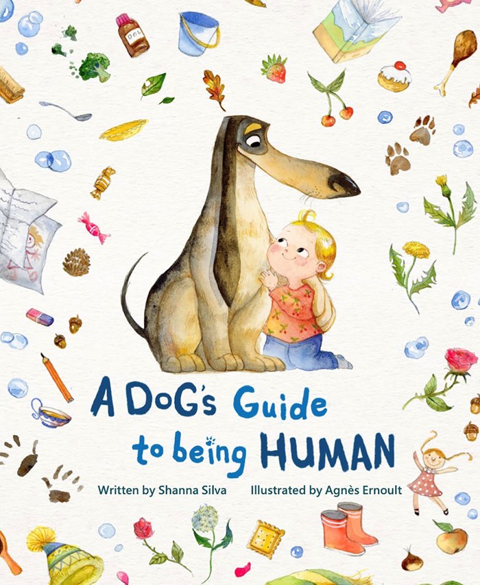 A Dog's Guide to Being Human picture book illustration