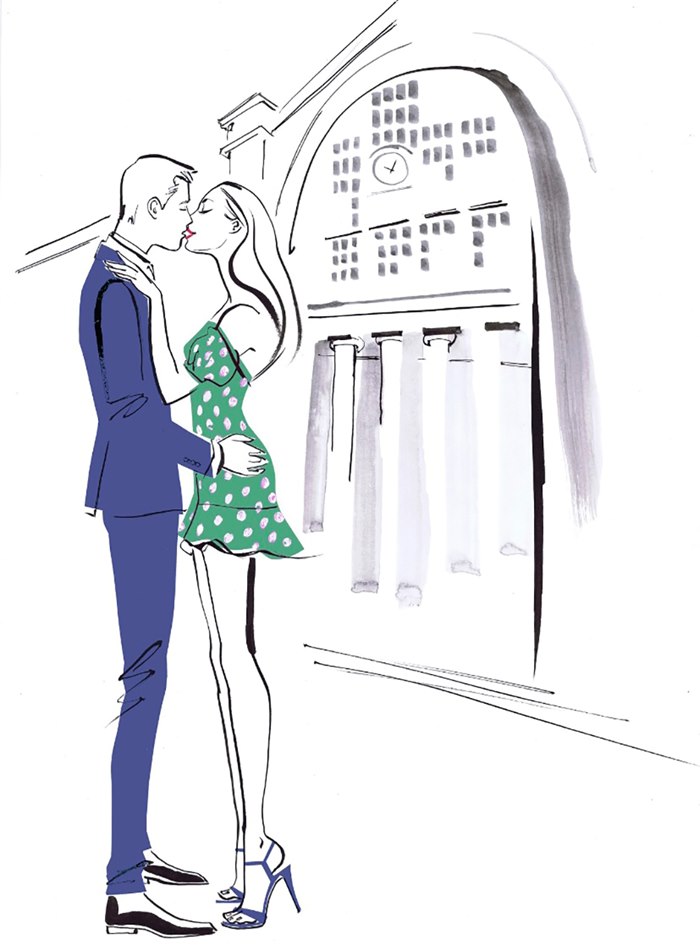Love couple sketch drawing