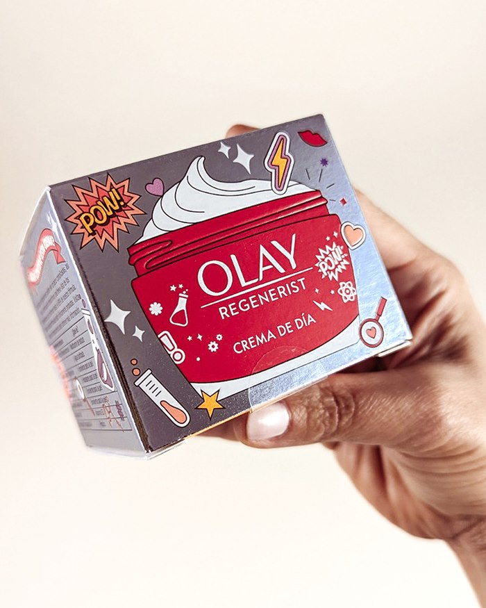 Season of Victory and Olay create a limited-edition science-themed packaging and jar