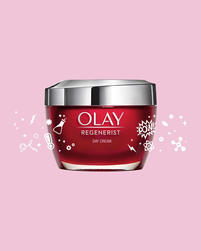 The Olay Regenerist Dry Cream, as Shown in an Illustration