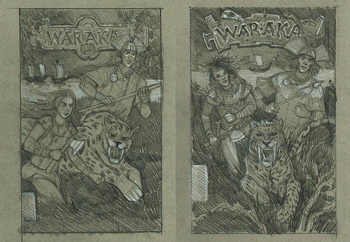 Waraka - Teenage fantasy novel illustration