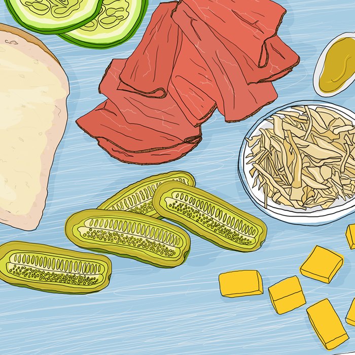 Food illustration of The Slimmer's Sandwich