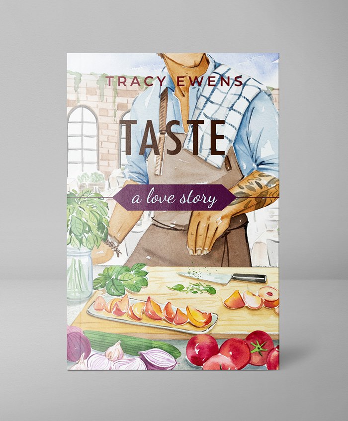 Cover illustration for "Taste" novel by Enya Todd